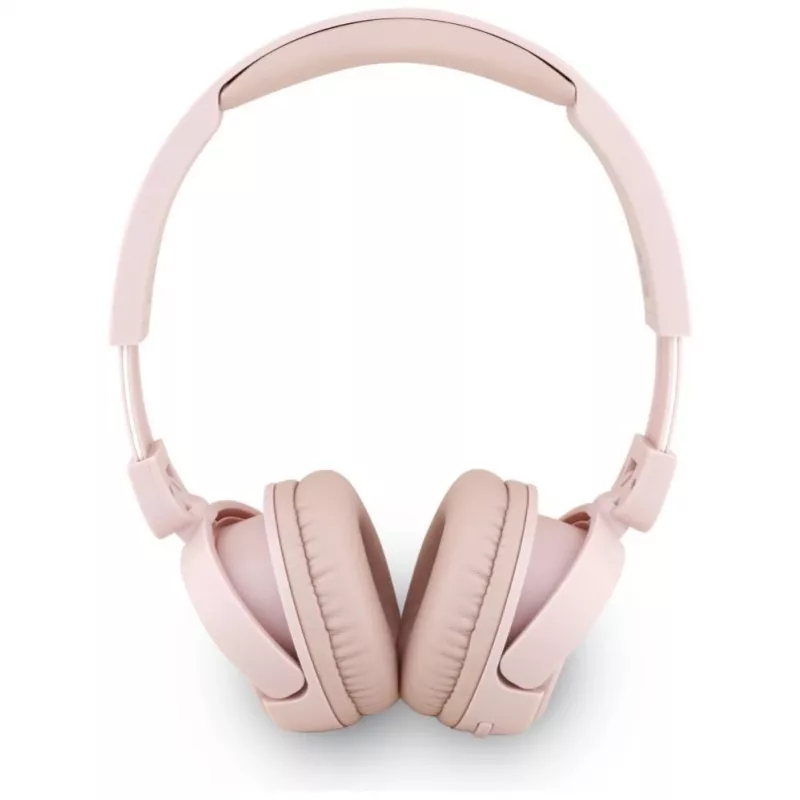 Guess Cuffie on-ear wireless Bluetooth 5.3 Metal Logo Script (rosa)