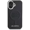 Karl Lagerfeld Cover Initial & Metal Logo MagSafe per Apple iPhone 16, nero