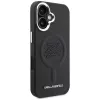 Karl Lagerfeld Cover Initial & Metal Logo MagSafe per Apple iPhone 16, nero