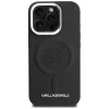 Karl Lagerfeld Cover Initial & Metal Logo MagSafe per iPhone 16 Pro, nero