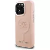 KARL LAGERFELD Cover Initial & Metal Logo MagSafe per iPhone 16 Pro Max rosa