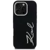 KARL LAGERFELD FW Jeans Signature Logo Cover per iPhone 16 Pro Max, nero