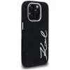 KARL LAGERFELD FW Jeans Signature Logo Cover per iPhone 16 Pro Max, nero