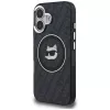 Karl Lagerfeld IML Choupette Head Logo Custodia MagSafe per iPhone 16, nero