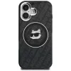 Karl Lagerfeld IML Choupette Head Logo Custodia MagSafe per iPhone 16, nero