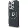 Karl Lagerfeld IML Choupette Head Logo Custodia MagSafe per iPhone 16 Pro, nero