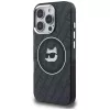 KARL LAGERFELD IML Choupette Head Logo Custodia MagSafe per Apple iPhone 16 Pro Max, nero