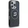 KARL LAGERFELD IML Choupette Head Logo Custodia MagSafe per Apple iPhone 16 Pro Max, nero