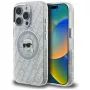 KARL LAGERFELD IML Karl Head Logo Custodia MagSafe per Apple iPhone 16 Pro, grigio