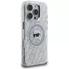KARL LAGERFELD IML Karl Head Logo Custodia MagSafe per Apple iPhone 16 Pro, grigio