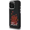 Karl Lagerfeld Silicone Heart SignLogo Custodia MagSafe per iPhone 16 Pro nero