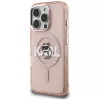 Karl Lagerfeld IML Choupette Sketch Logo Custodia MagSafe per iPhone 16 Pro rosa