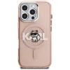 Karl Lagerfeld IML Choupette Sketch Logo Custodia MagSafe per iPhone 16 Pro Max, rosa