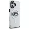 Karl Lagerfeld IML Choupette Sketch Logo Custodia MagSafe per iPhone 16, trasparente