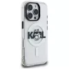 KARL LAGERFELD IML Choupette Sketch Logo Custodia MagSafe per iPhone 16 Pro Max, trasparente