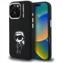 KARL LAGERFELD Silicone Karl Sketch Custodia MagSafe per Apple iPhone 16 Pro, nero