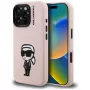 KARL LAGERFELD Silicone Karl Sketch Custodia MagSafe per iPhone 16 Pro Max rosa