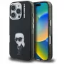 Karl Lagerfeld IML Aquarelle Karl & Logo Custodia per Apple iPhone 16 Pro, nero