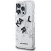 Karl Lagerfeld IML Sketched Graphic Case per iPhone 16 Pro trasparente