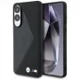 BMW pelle Oversized Stripes Case MagSafe per Samsung Galaxy S25 Edge nero