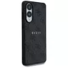 Guess 4G Ring Classic Logo Case MagSafe per Samsung Galaxy S25 Edge (nero)