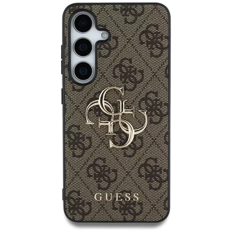 Guess Big 4G Logo Classic Logo Case per Samsung Galaxy S25+ (marrone)
