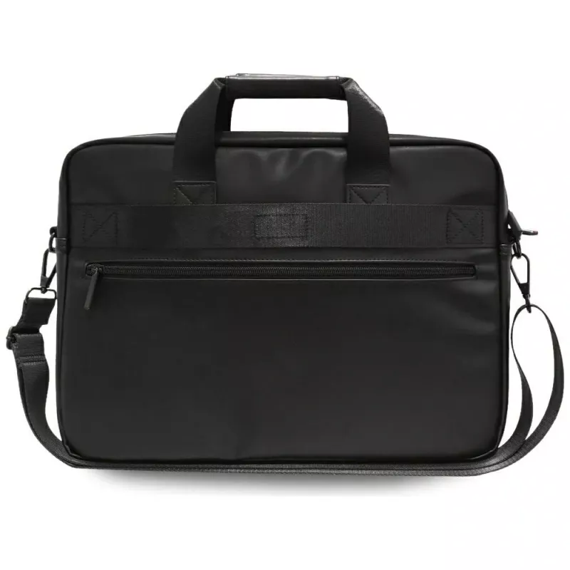 BMW Carbon Pockets & Metal Logo zaino per laptop 16 pollici nero