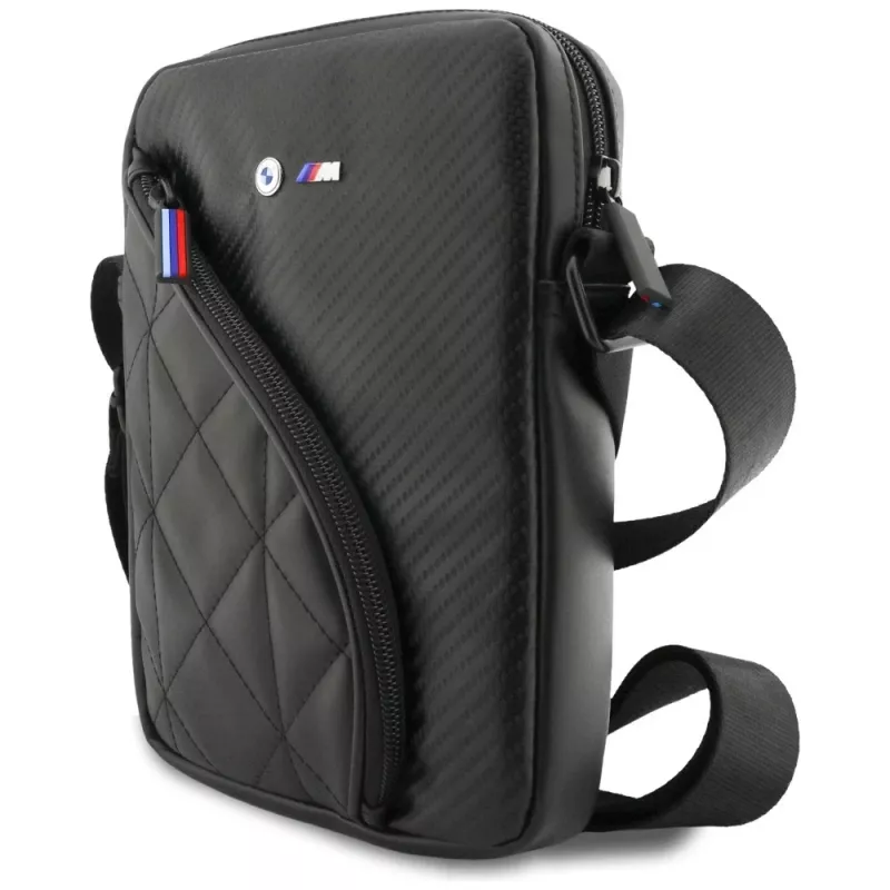 BMW Carbon Pockets & Metal Logo 8 custodia per smartphone nero