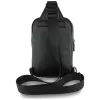 BMW CarbonPocket & Metal Logo borsa crossbody per telefono nero