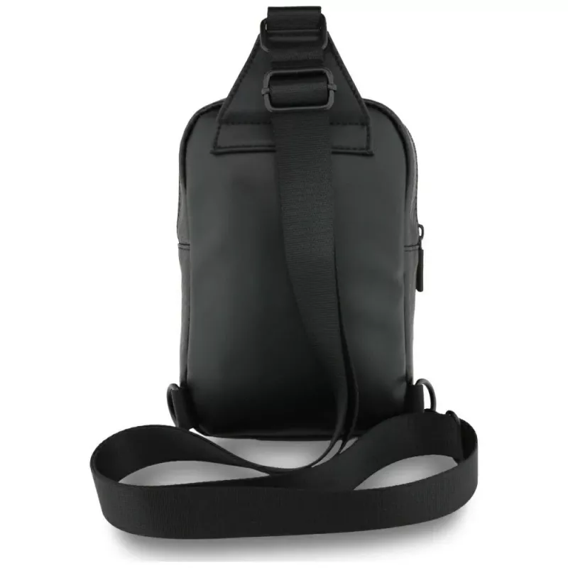 BMW CarbonPocket & Metal Logo borsa crossbody per telefono nero