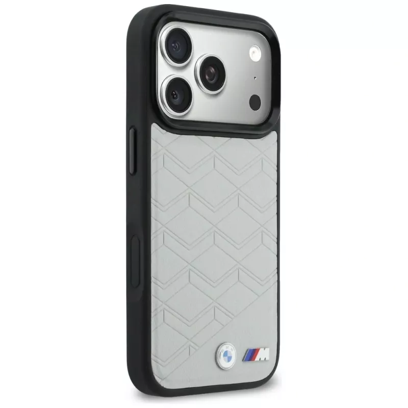 BMW M Shape Logo Case MagSafe per iPhone 17 Pro Max grigio