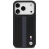 BMW M Perforated Stripe Logo Case MagSafe per iPhone 17 Pro blu