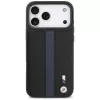 BMW M Perforated Stripe Logo Case MagSafe per iPhone 17 Pro Max blu