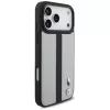 BMW M Perforated Stripe Logo Case MagSafe per iPhone 17 Pro Max grigio