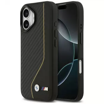 BMW M Carbon Line & Logo Case MagSafe per iPhone 17 giallo