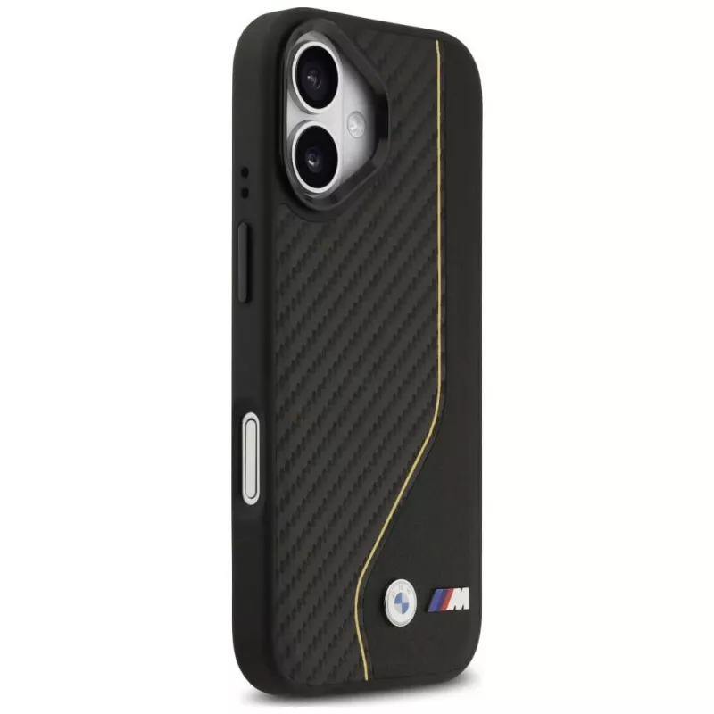 BMW M Carbon Line & Logo Case MagSafe per iPhone 17 giallo