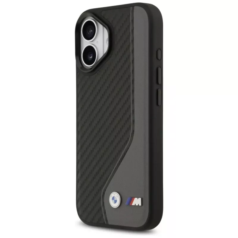 BMW M Carbon Logo Case MagSafe per iPhone 17 antracite