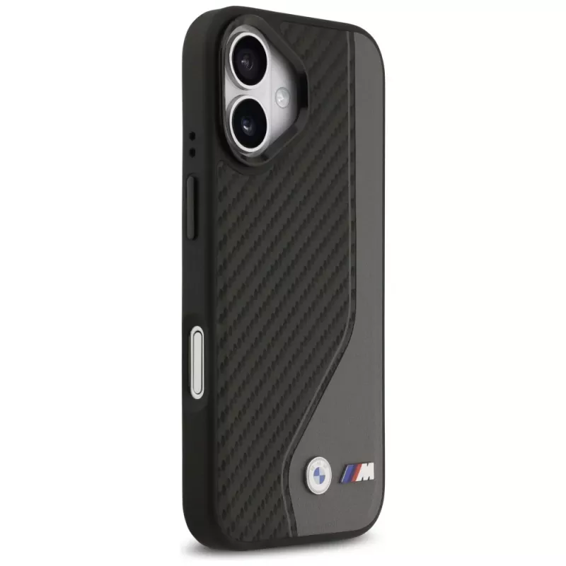 BMW M Carbon Logo Case MagSafe per iPhone 17 antracite