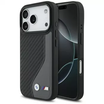 BMW M Carbon Logo Case MagSafe per iPhone 17 Pro antracite