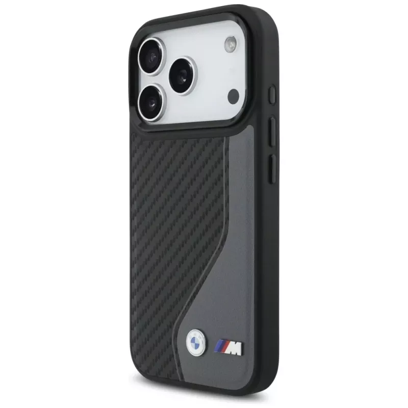 BMW M Carbon Logo Case MagSafe per iPhone 17 Pro antracite