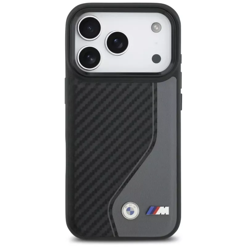 BMW M Carbon Logo Case MagSafe per iPhone 17 Pro antracite