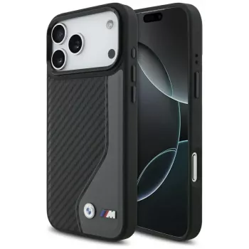 BMW M Carbon Logo Case MagSafe per Apple iPhone 17 Pro Max antracite