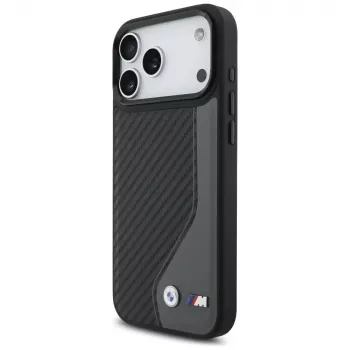 BMW M Carbon Logo Case MagSafe per Apple iPhone 17 Pro Max antracite