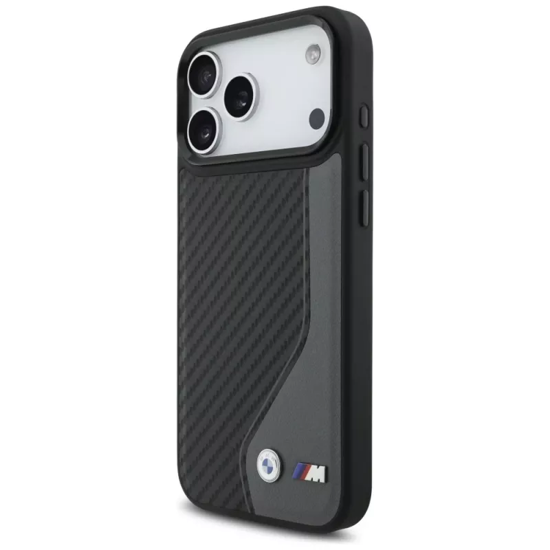 BMW M Carbon Logo Case MagSafe per Apple iPhone 17 Pro Max antracite