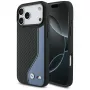 Custodia MagSafe BMW M Carbon Logo per iPhone 17 Pro Max blu