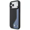 Custodia MagSafe BMW M Carbon Logo per iPhone 17 Pro Max blu