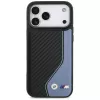 Custodia MagSafe BMW M Carbon Logo per iPhone 17 Pro Max blu