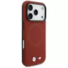 Custodia MagSafe BMW M Series Metal Logo per Apple iPhone 17 Pro, rosso