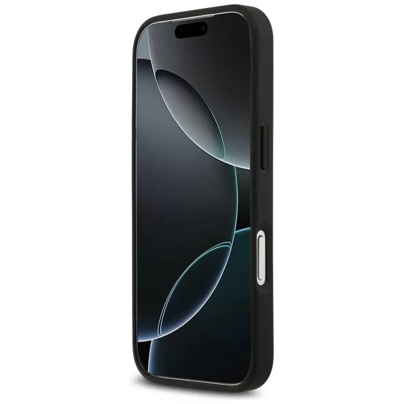 Custodia MagSafe BMW M Kevlar Lines & Logo per iPhone 17 Pro nero