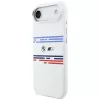 Custodia MagSafe BMW M Silicon Horizontal Line per iPhone Air bianco